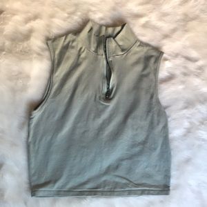 Green sleeveless top